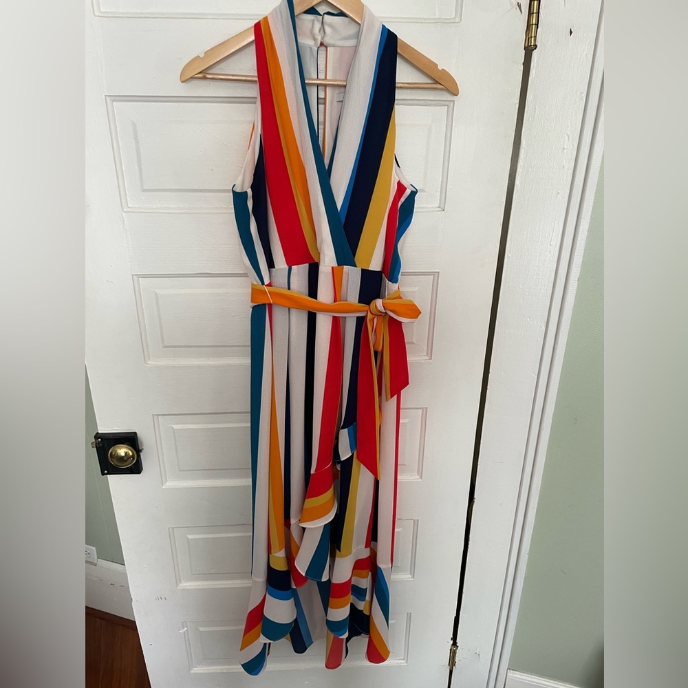 Julia Jordan Multicolored Asymmetrical Sundress